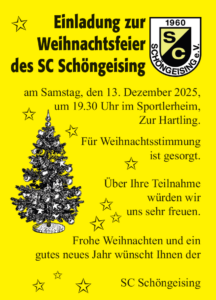 Weihnachtsfeier @ Sportheim